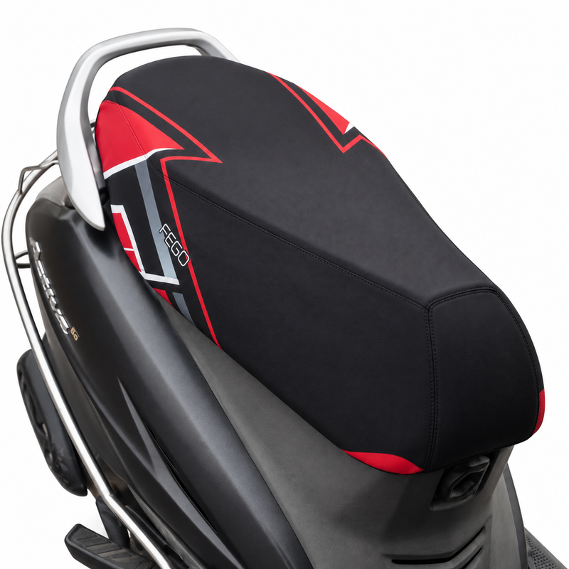 FEGO Pulse Printed Seat Cover for Honda Activa 110 Pit Stop