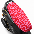 FEGO Pulse Printed Seat Cover for Yamaha Fascino Bloom