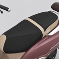 FEGO Cruise Seat Cover Cushion for Suzuki Access 125 Black/Beige