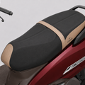 FEGO Cruise Seat Cover Cushion for Honda Activa 125 Black/Beige