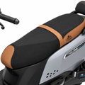 FEGO Cruise Seat Cover Cushion for TVS iQube Black/Tan