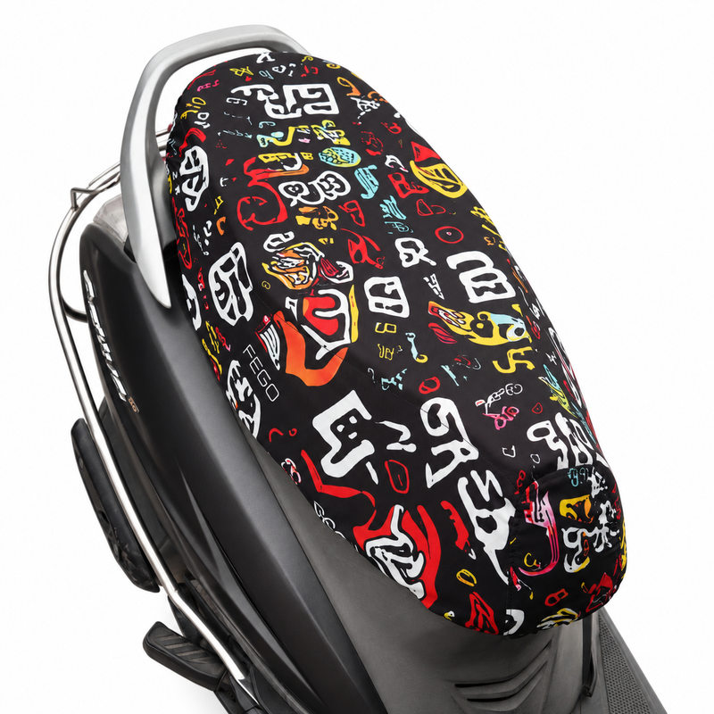 FEGO Pulse Printed Seat Cover for Honda Activa 110 Urban Pop