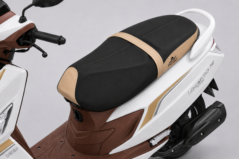 FEGO Cruise Seat Cover Cushion for Hero Maestro Black/Beige