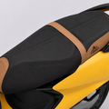 FEGO Cruise Seat Cover Cushion for Yamaha Fascino Black/Tan